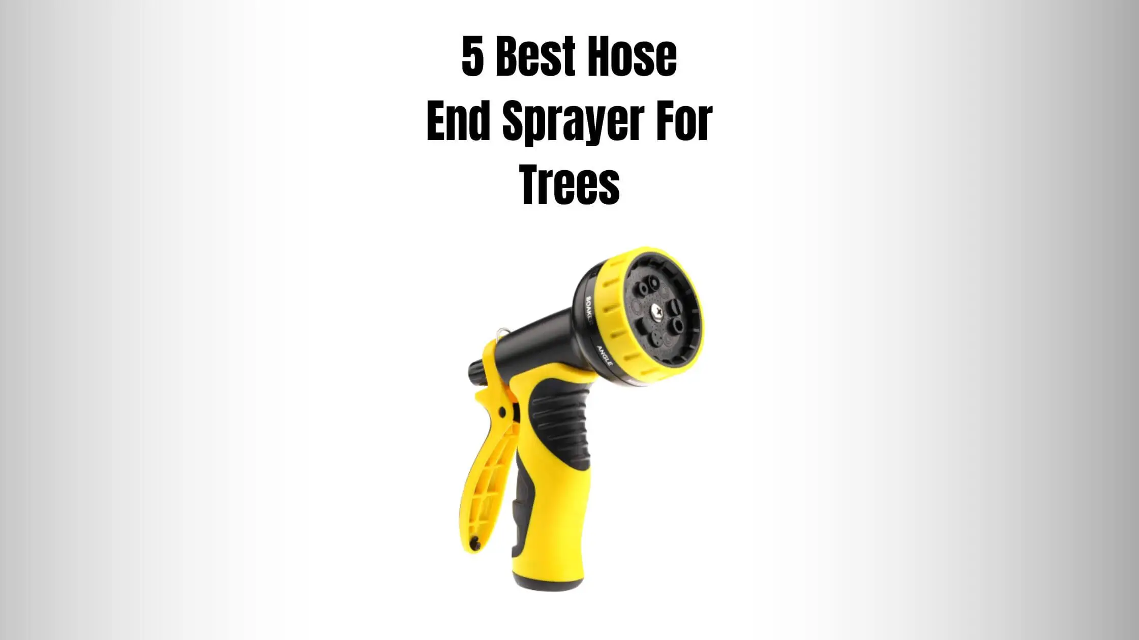 5 Best Hose End Sprayer For Trees