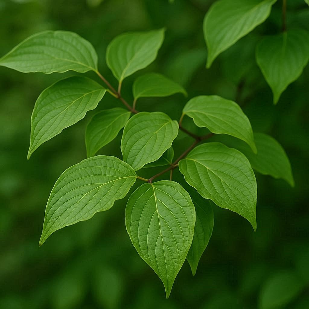 dogwood tree leaves green color