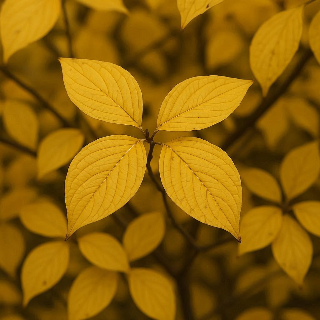 dogwood tree leaves yellow color