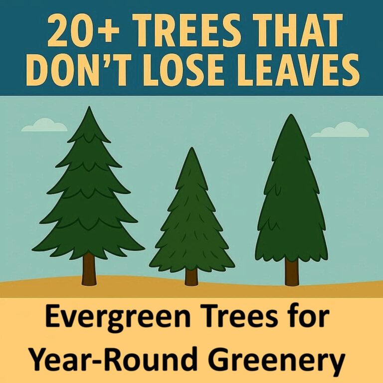 Trees That Don’t Lose Their Leaves