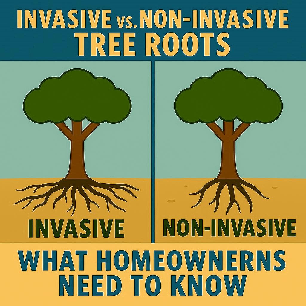 Invasive vs Non-Invasive Tree Roots