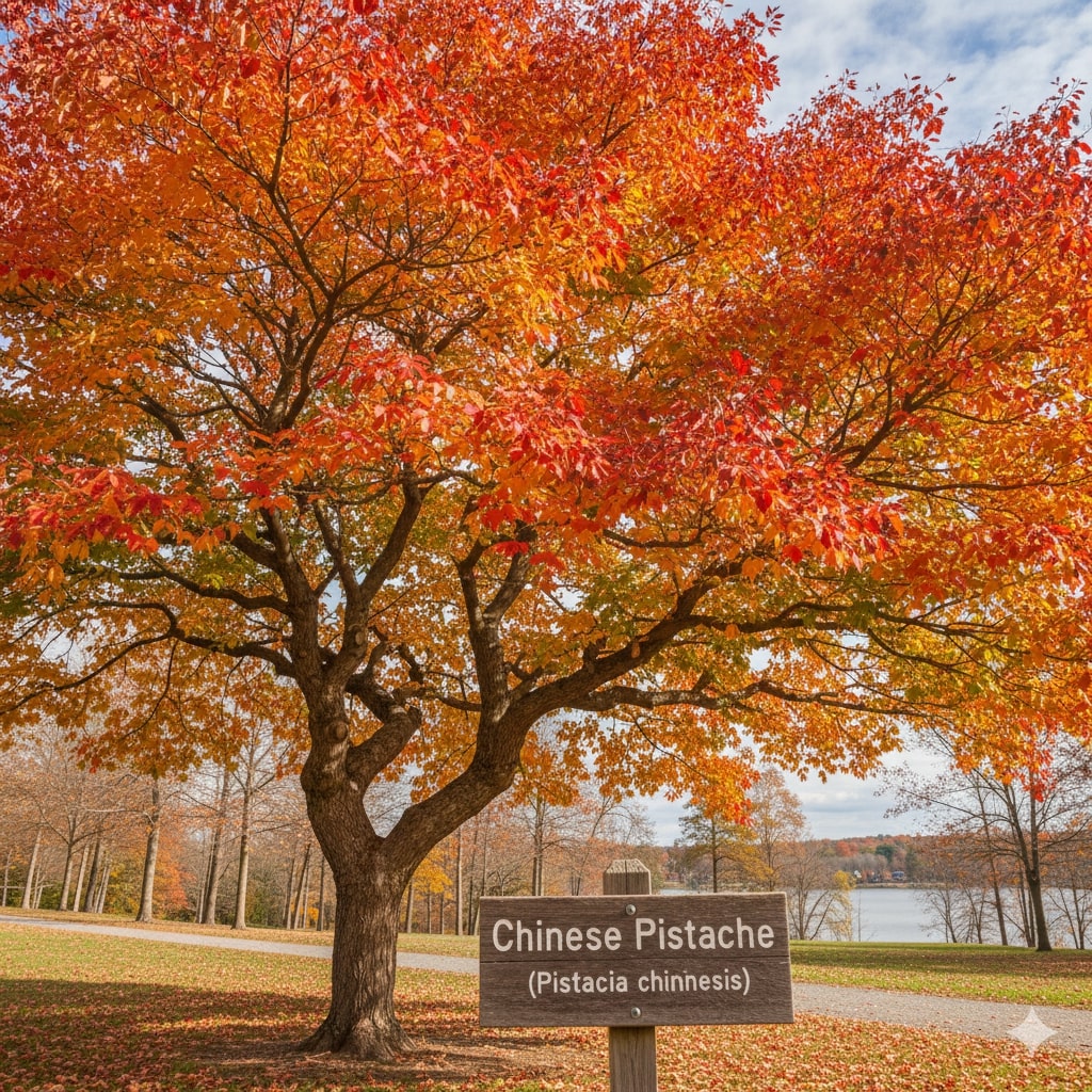 Chinese Pistache (Pistacia chinensis)