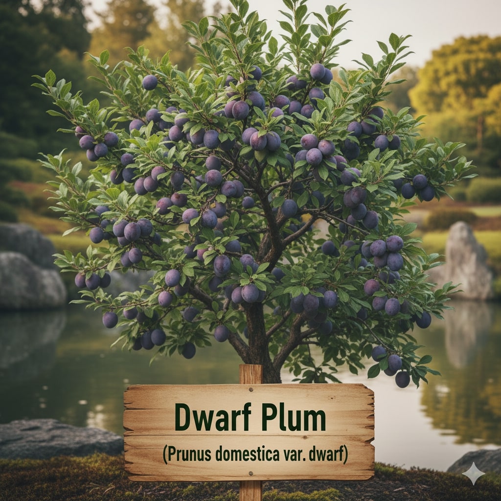 Dwarf Plum (Prunus domestica var. dwarf)