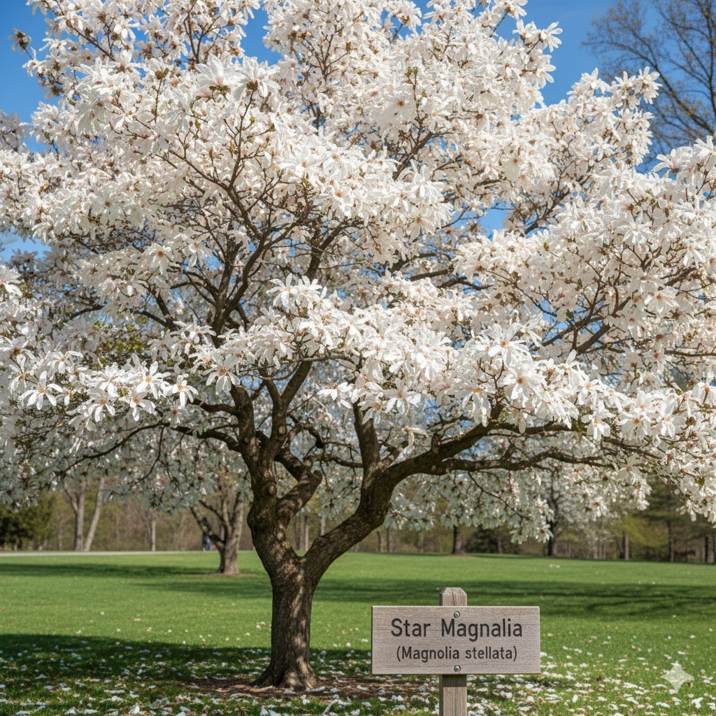 Star Magnolia (Magnolia stellata)